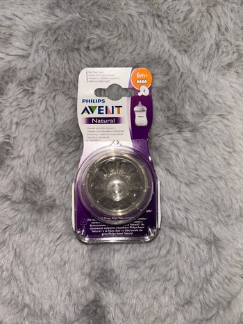 Tétine de biberon Avent - Débit 4 - Neuves