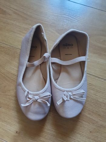 ballerines rose brillant t30 gemo