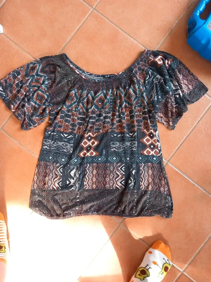 Jolie blouse manches larges - photo numéro 3