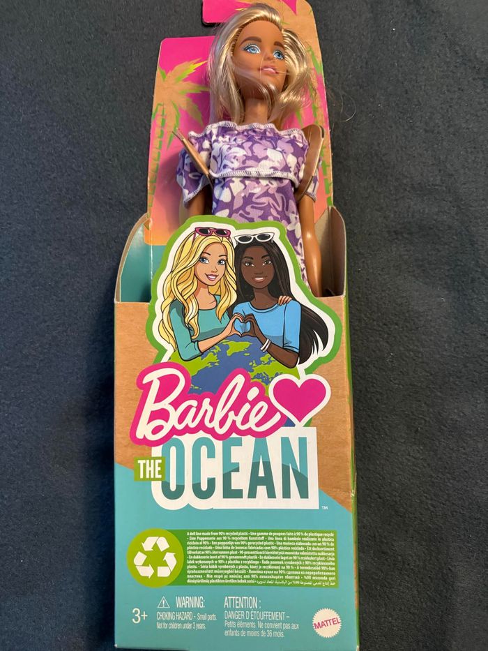 Barbie Poupée Barbie Aime les océans - Robe fleurie - photo numéro 2