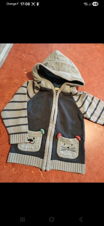 Gilet garçon taille 24 mois