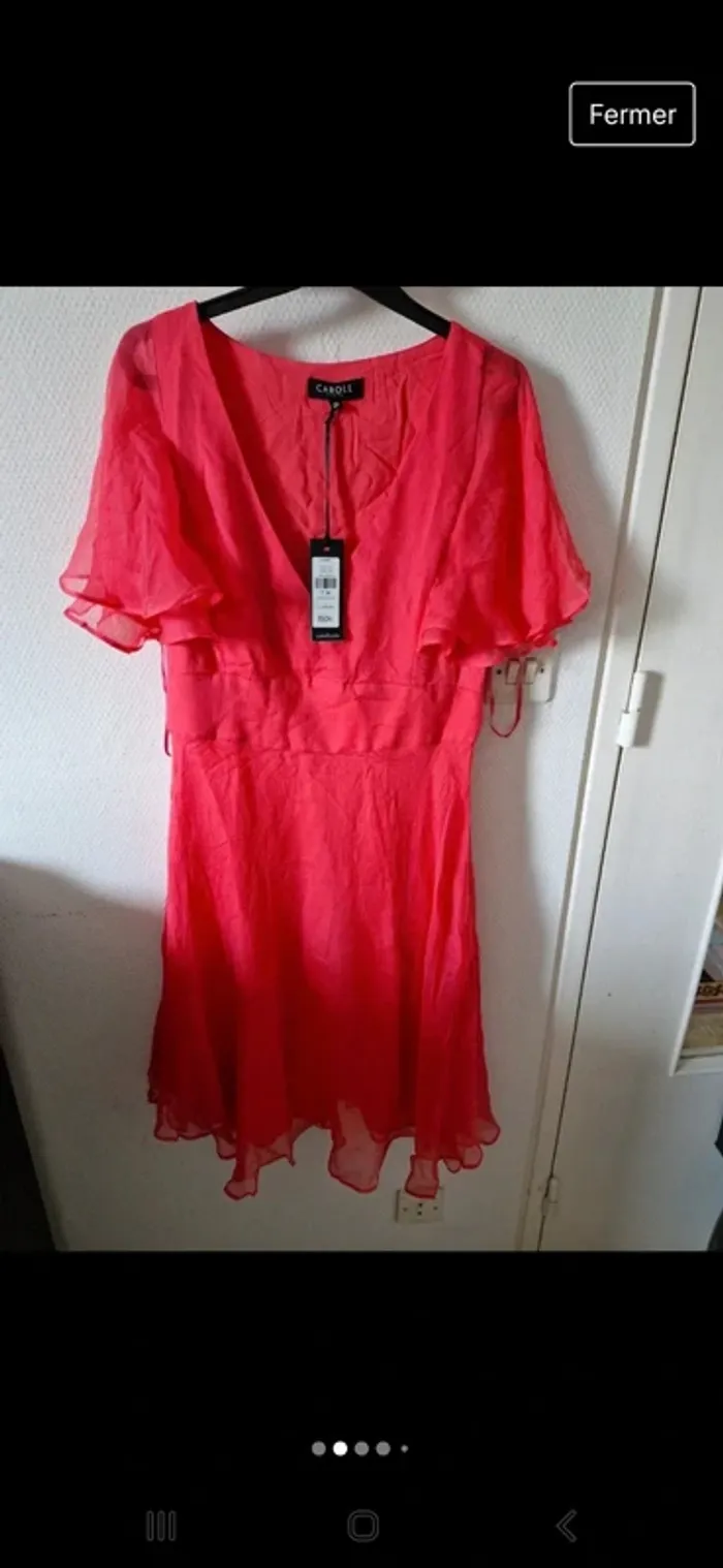 Robe soie Caroll 36 valeur 150€ - photo numéro 2