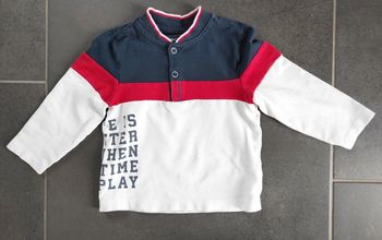 Polo Tee shirt bébé garçon manches longues