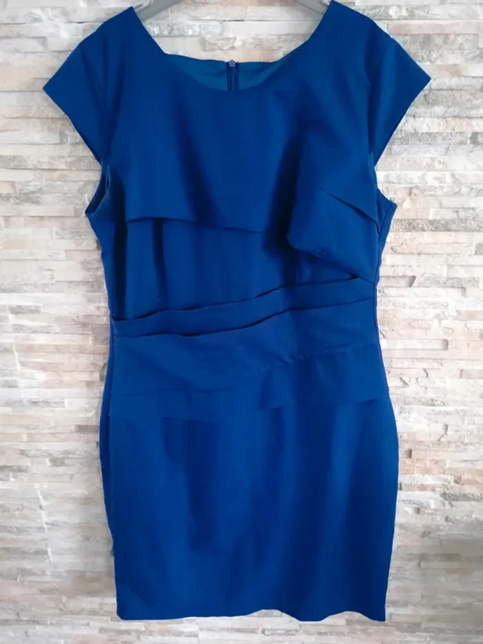 Robe de soirée bleu électric taille 40 - photo numéro 4