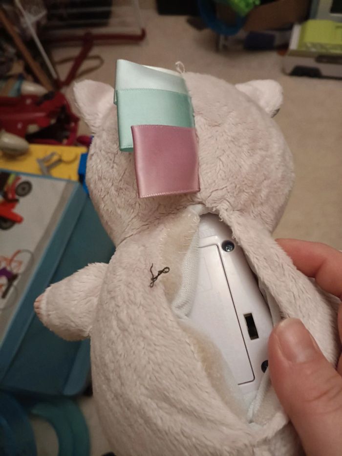 Licorne vtech maé ma licorne à câliné 2 taches sur la tête - photo numéro 3