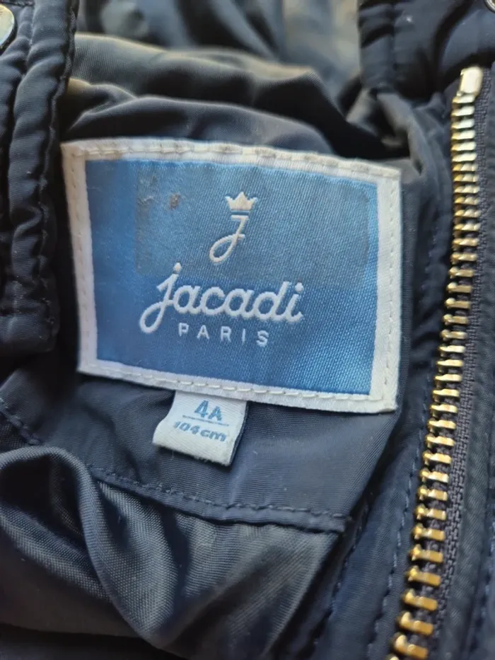 Doudoune jacadi 4 ans bleu marine - photo numéro 8