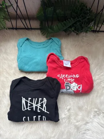 Lot de 3 bodies garçon - 3 mois