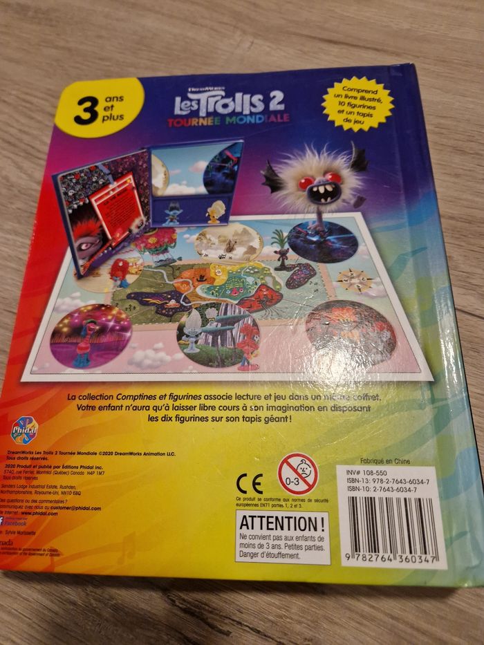 Livre+figuerine trolls 2 - photo numéro 2