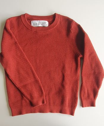 Pull brique Primark 3-4 ans