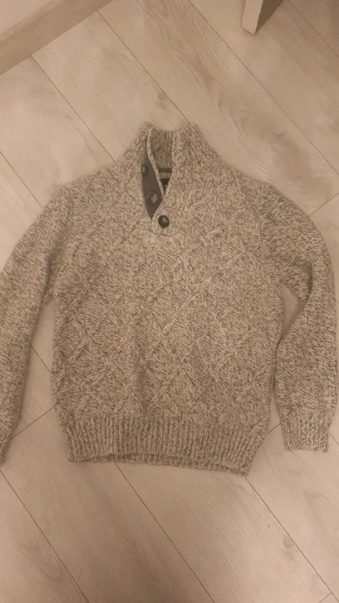Pull gris chiné celio