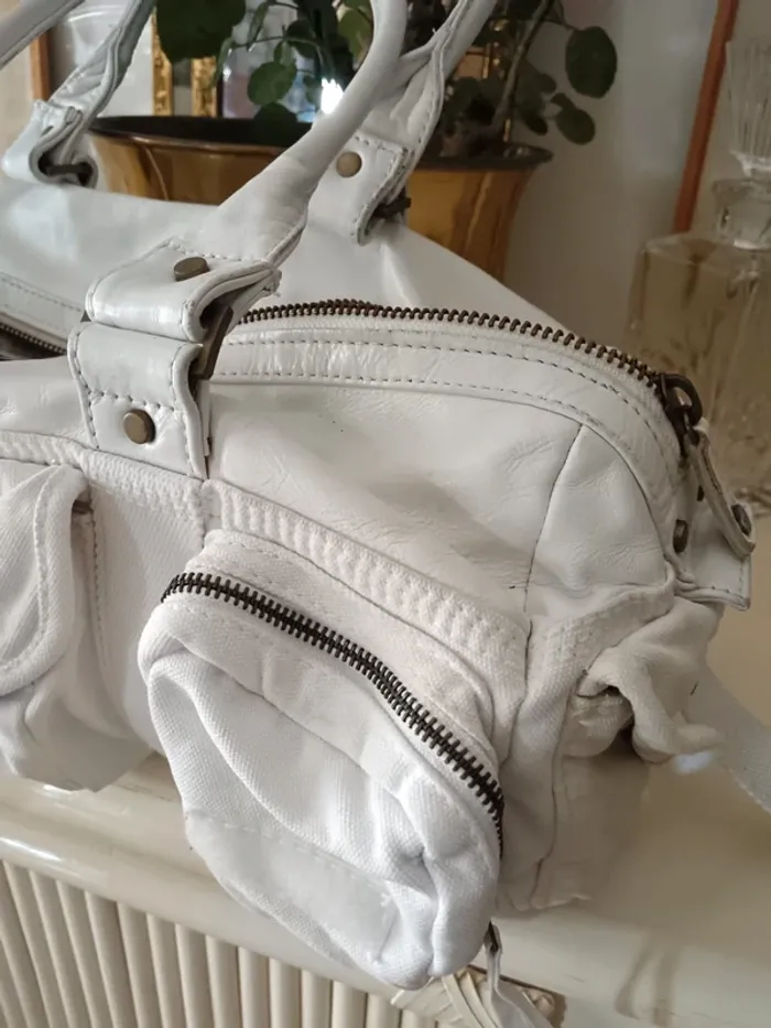 Sac vintage 90/00s y2k diesel coton et cuir - photo numéro 2