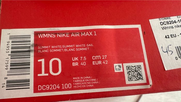 🤩 Nike air max 1 wnms neuves 42 - photo numéro 13