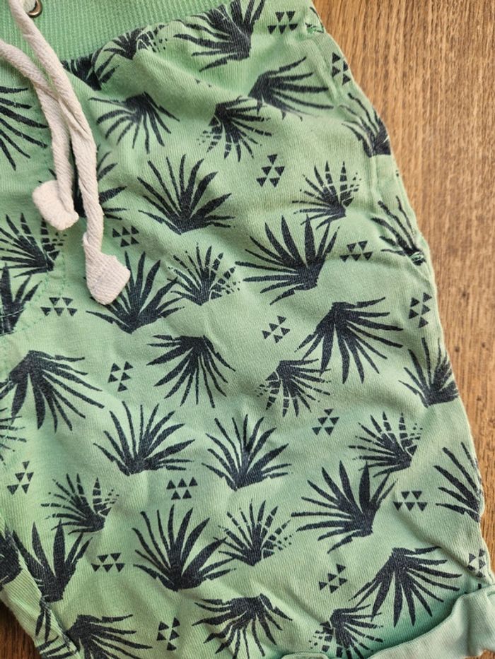 Short vert et bleu marine Lupilu 3-4 ans - photo numéro 2