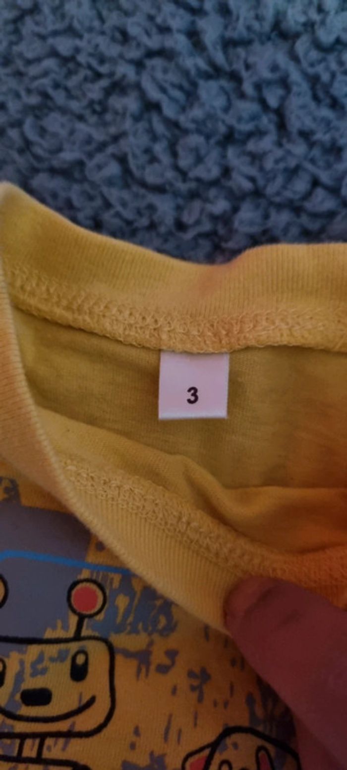 Ensemble salopette et Tee-shirt 3 mois - photo numéro 6