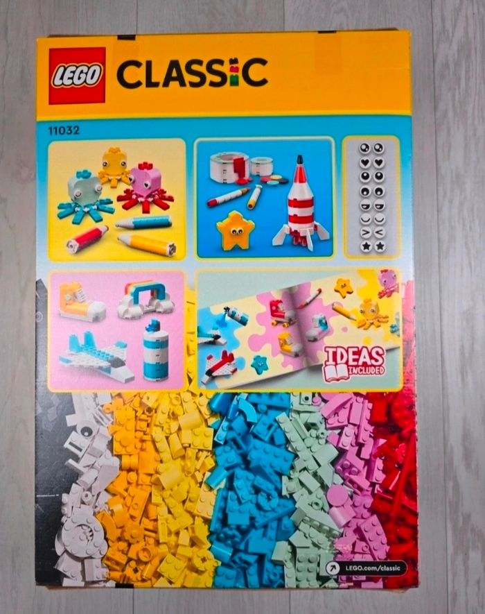 🌈 LEGO Classic 11032 – Grande Boîte de Briques Créatives (1500 pièces) ✨ - photo numéro 2