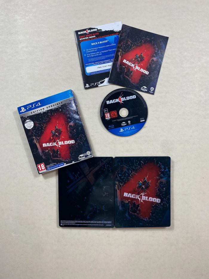 🎮 Back 4 Blood - Édition Spéciale sur PS4 – avec steelbook, livret & code inclus 💥