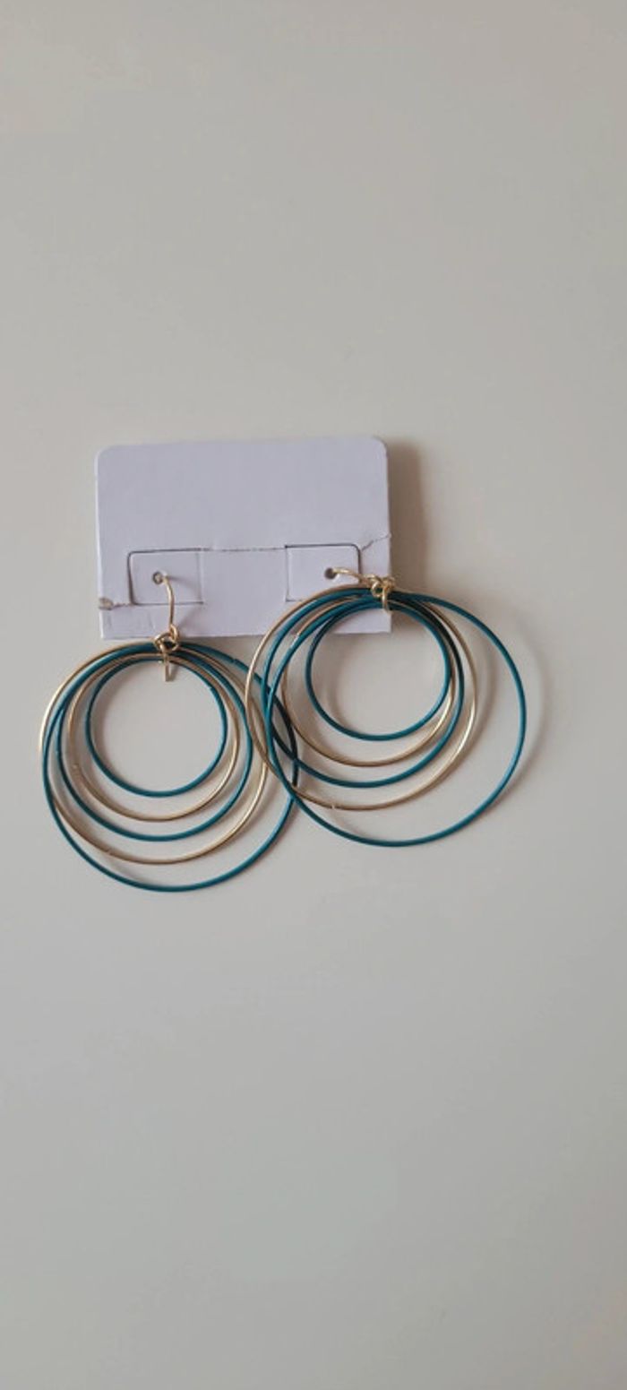 Boucle d'oreille anneaux