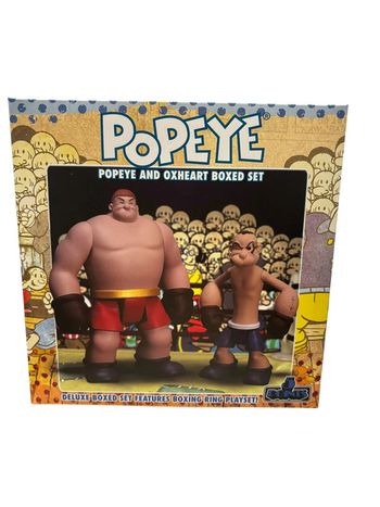 Coffret Popeye And Oxheart boxed set 5 points Mezco neuf