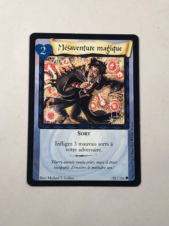 Carte harry potter mésaventure magique