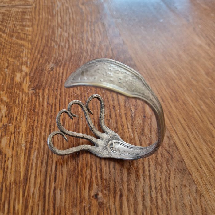Bracelet Fourchette en métal argenté - photo numéro 3