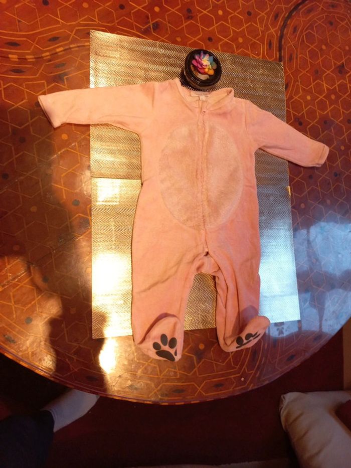 Pyjama a zip pratique et chaud 9 mois - photo numéro 2