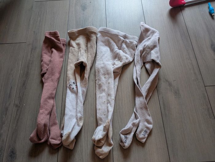 Lot de 4 collants 17/18 filles