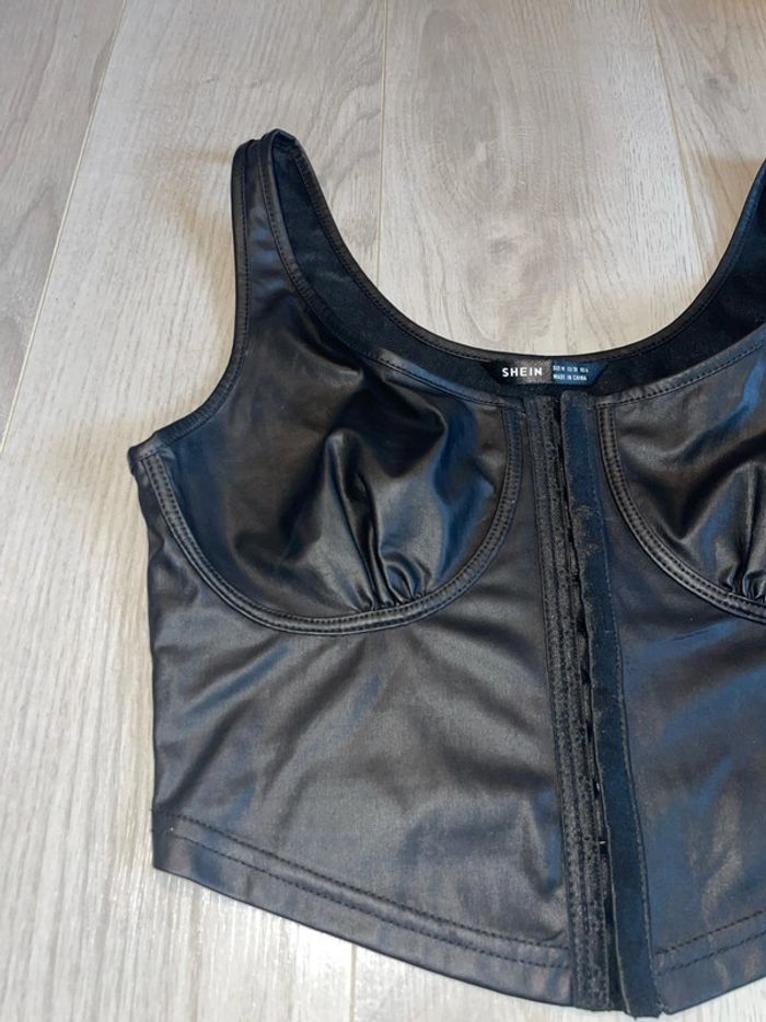 corset noir court taille 36 - photo numéro 3