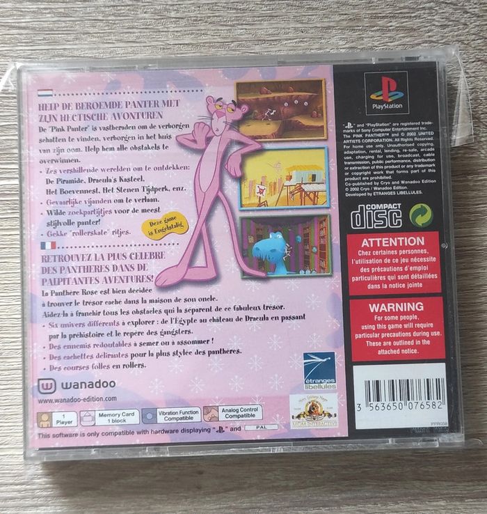 Jeu la panthère rose ps1 - photo numéro 3