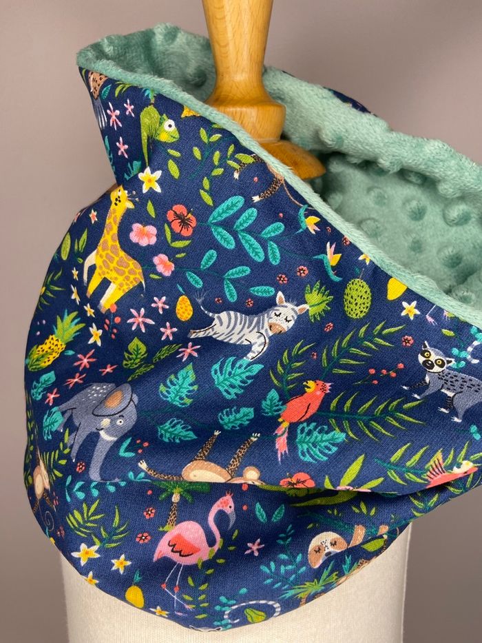 Tout de cou enfant  Snood bébé savane