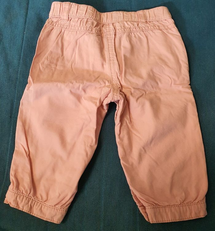Pantalon fille rose été Kitchoun 9 mois