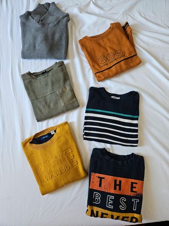 Lot de 6 sweats/pulls