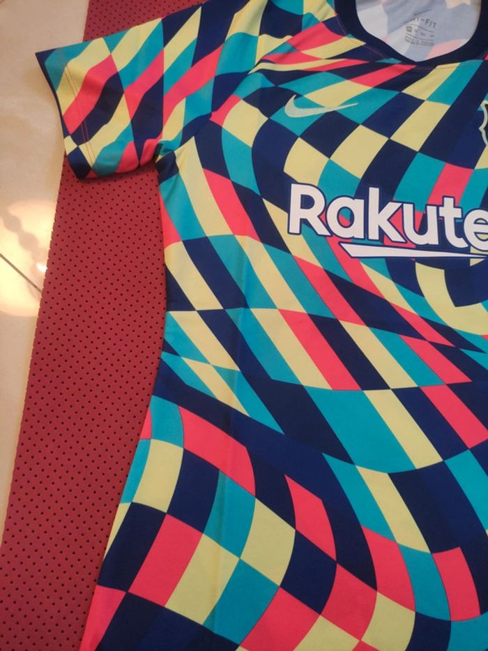 Maillot de foot FC Barcelone, Nike Authentique Officiel taille Femme XS, Neuf - photo numéro 3