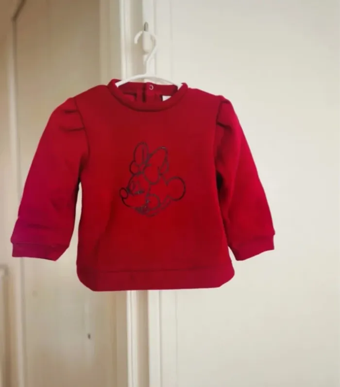 Sweat molletonné et doux Minnie Disney baby