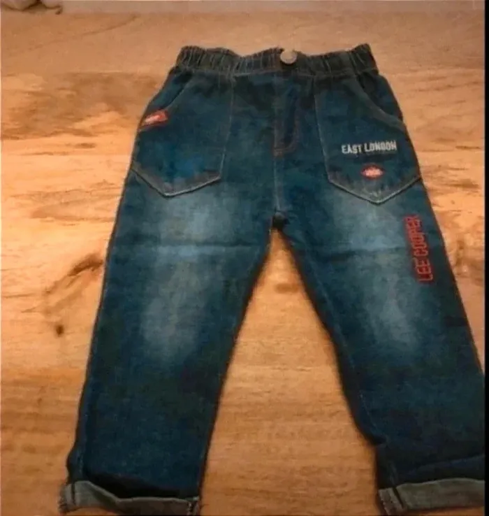 Ensemble Lee Cooper T-shirt et Jean - Taille 12 mois - photo numéro 2