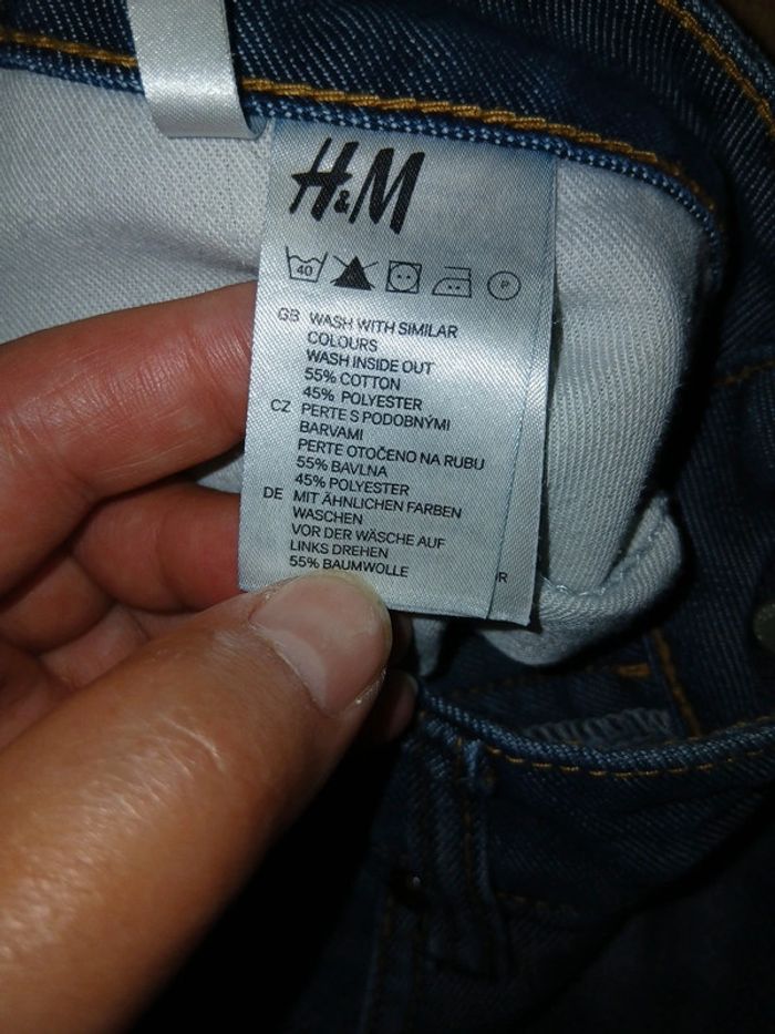 Pantacourt en jean H&M taille 14 ans - photo numéro 6