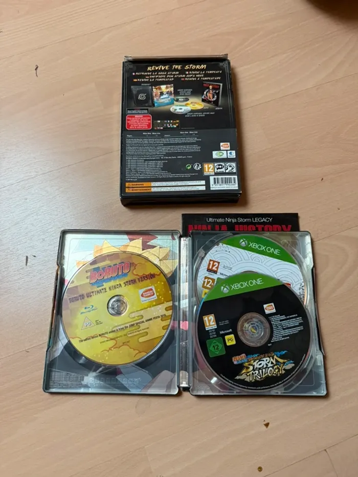Coffret naruto shippuden storm legacy xbox - photo numéro 3