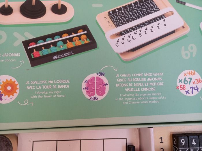 Coffret La magie des mathématiques  à partir de 6 ans excellent état - photo numéro 3