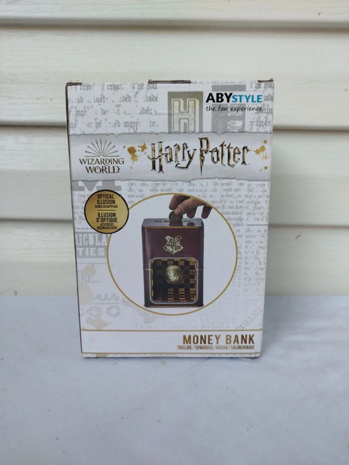 Tirelire Harry Potter officielle | Illusion d’optique magique – vos pièces disparaissent ! - photo numéro 3