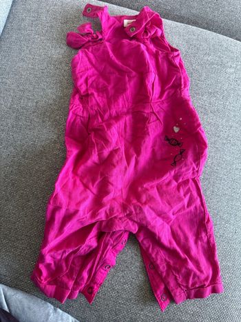 Salopette rose demi saison 6mois / 68cm catimini
