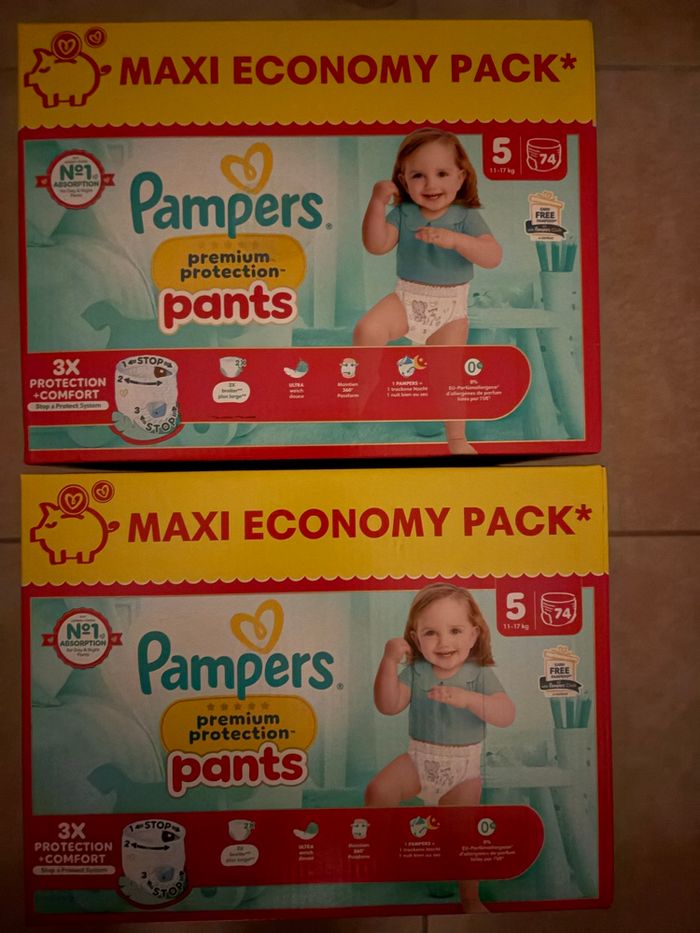 Couches Pampers Premium Protection Taille 5 Neuf