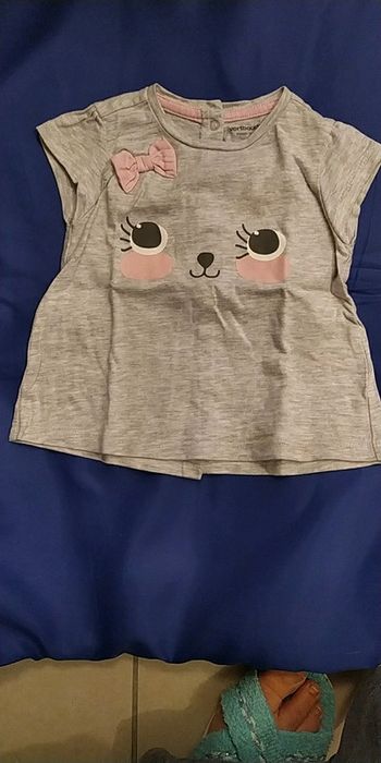 Tee shirt gris 9 mois