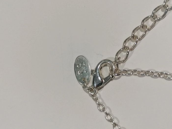 Collier fantaisie papillon fleur bleu 📿 - photo numéro 9