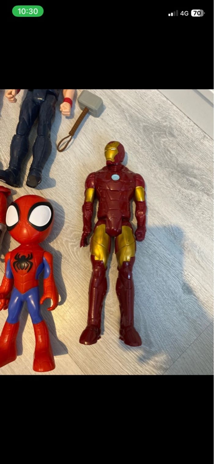 Lot de grandes figurines / bonhommes avengers - photo numéro 3
