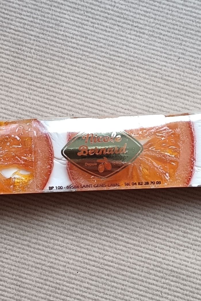 barre nougat tendre aux oranges confites Nicole Bernard NEUF - photo numéro 8