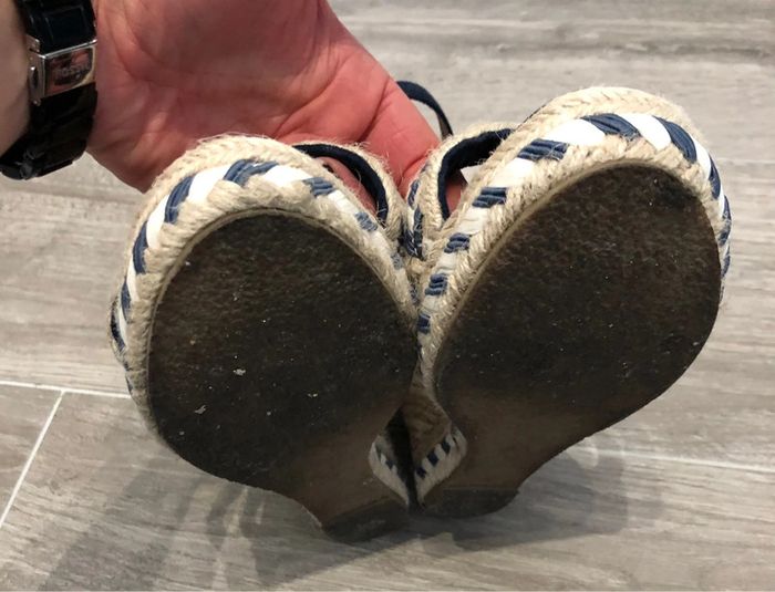 Jolies compensées espadrilles Molly Bracken taille 37 - photo numéro 6