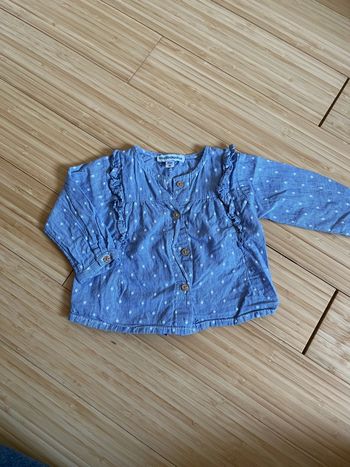 Blouse bleu