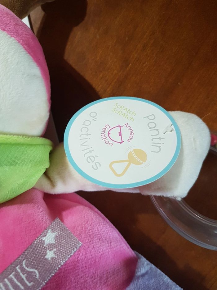 Doudou  pantin super activités  baby nat - photo numéro 3