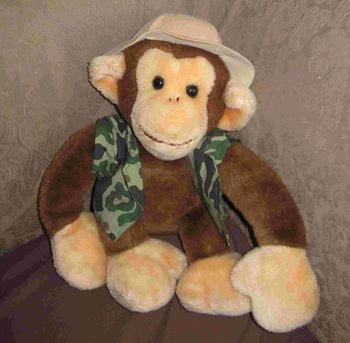 singe peluche