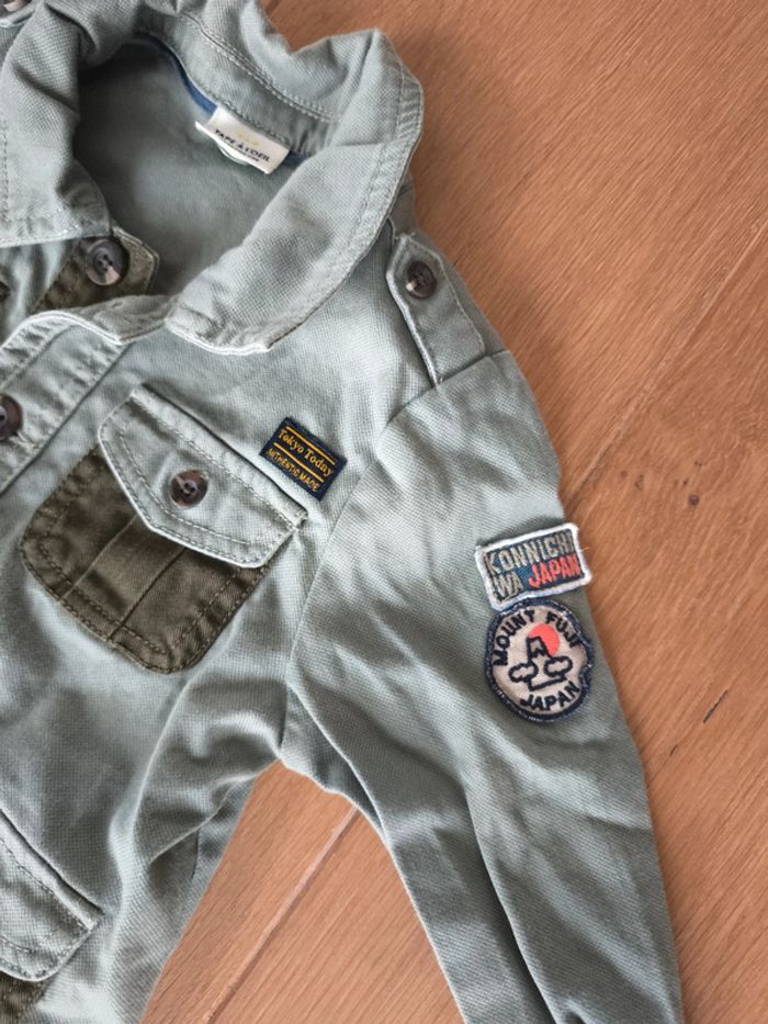 Veste kaki Tape à l'oeil 23 mois