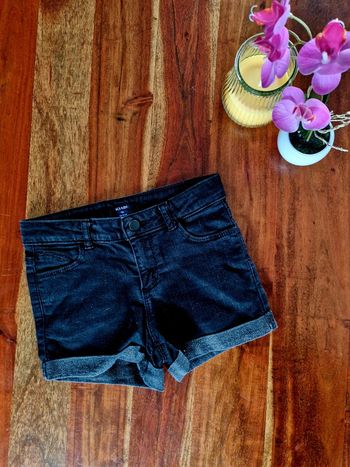 Short noir pailleté 9 ans